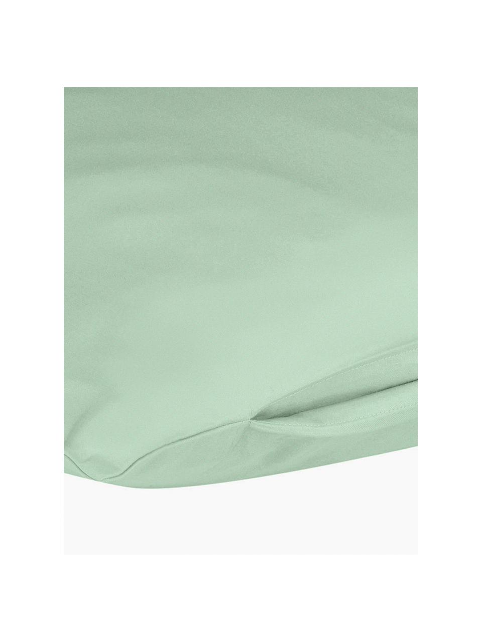 Baumwollsatin-Kissenbezug Comfort in Salbeigrün, 50 x 70 cm, Webart: Satin, leicht glänzend Fa, Salbeigrün, B 50 x L 70 cm