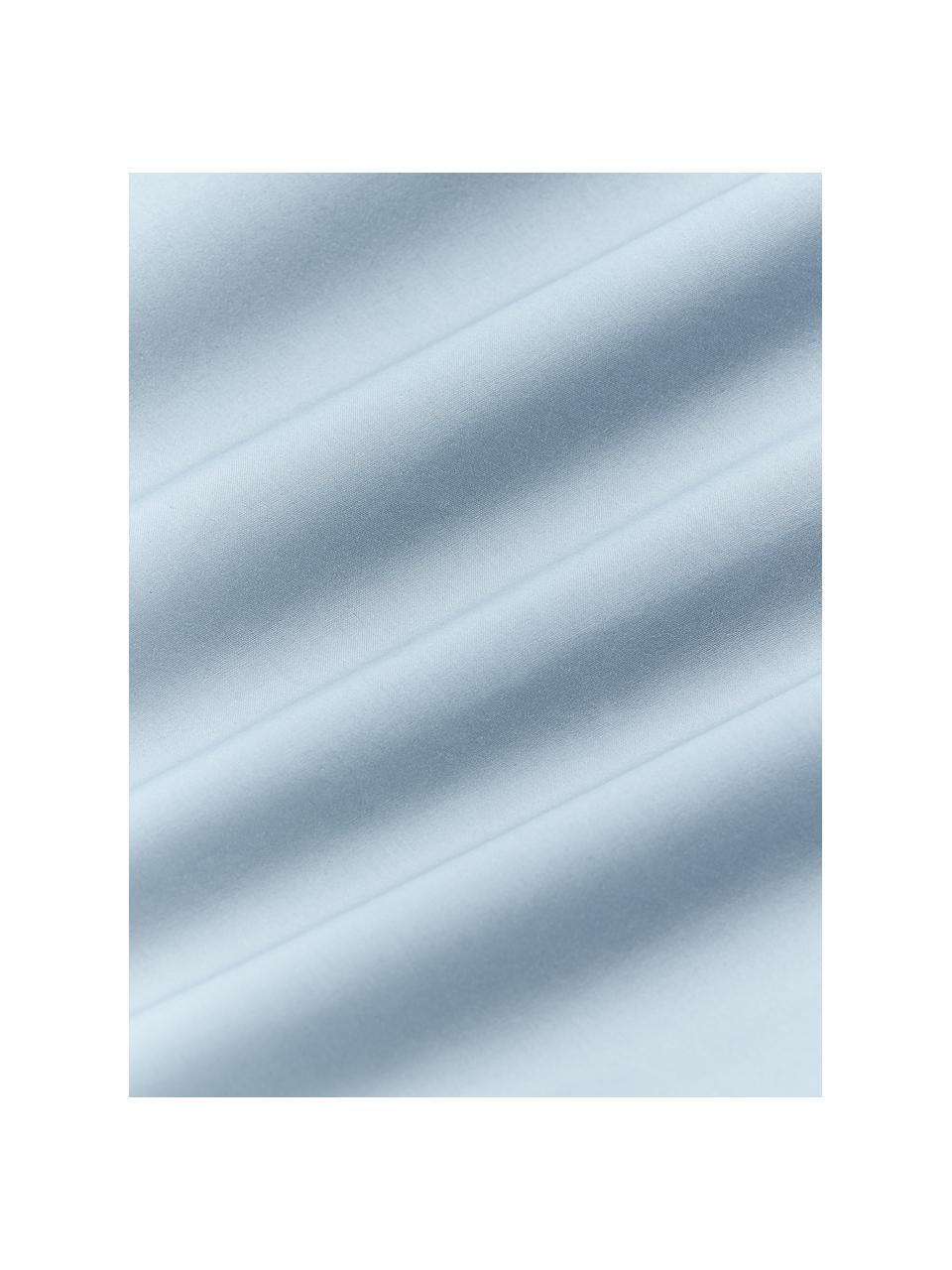 Povlak na přikrývku z bavlněného perkálu Elsie, Světle modrá, Š 200 cm, D 200 cm