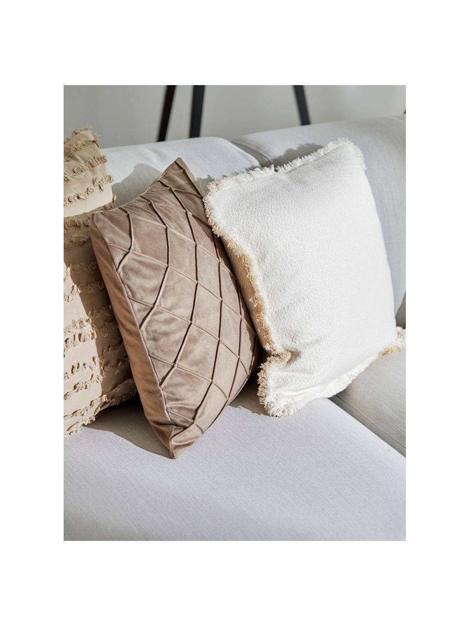 Poszewka na poduszkę Lorel, 100% bawełna, Biały, S 40 x D 40 cm