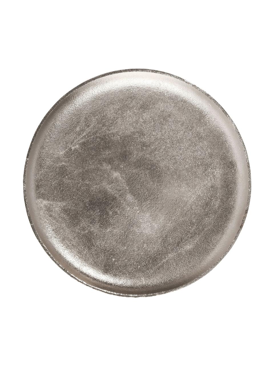 Decoratief dienblad Bintel, Aluminium, Aluminium, Ø 34 cm