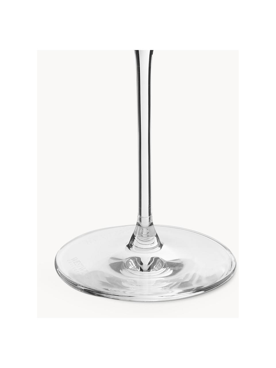 Weißweingläser Xavia aus Kristallglas, 4 Stück, Kristallglas, Transparent, Ø 7 x H 20 cm, 340 ml