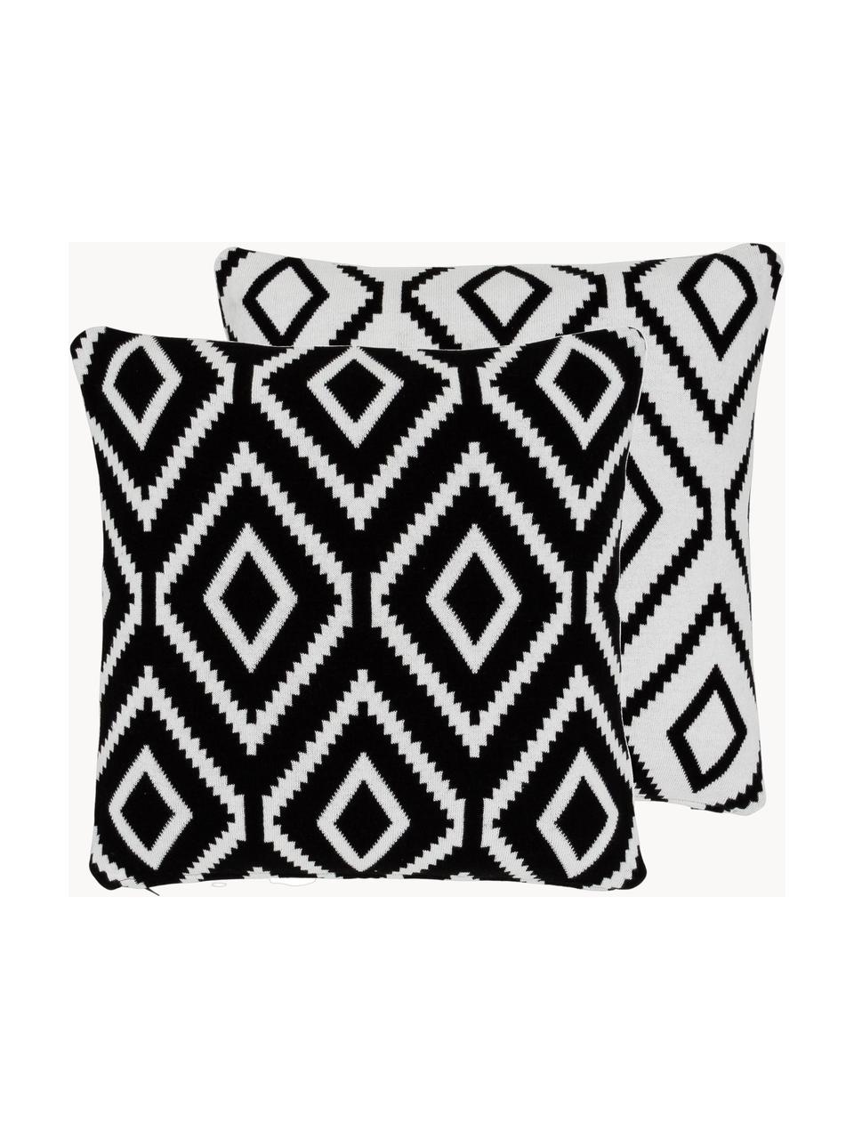 CANCUN HOUSSE COUSSIN NOIR 45X45