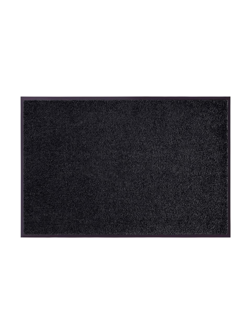 Paillasson Wash et Clean, 100 % polyamide, Noir, larg. 60 x long. 40 cm