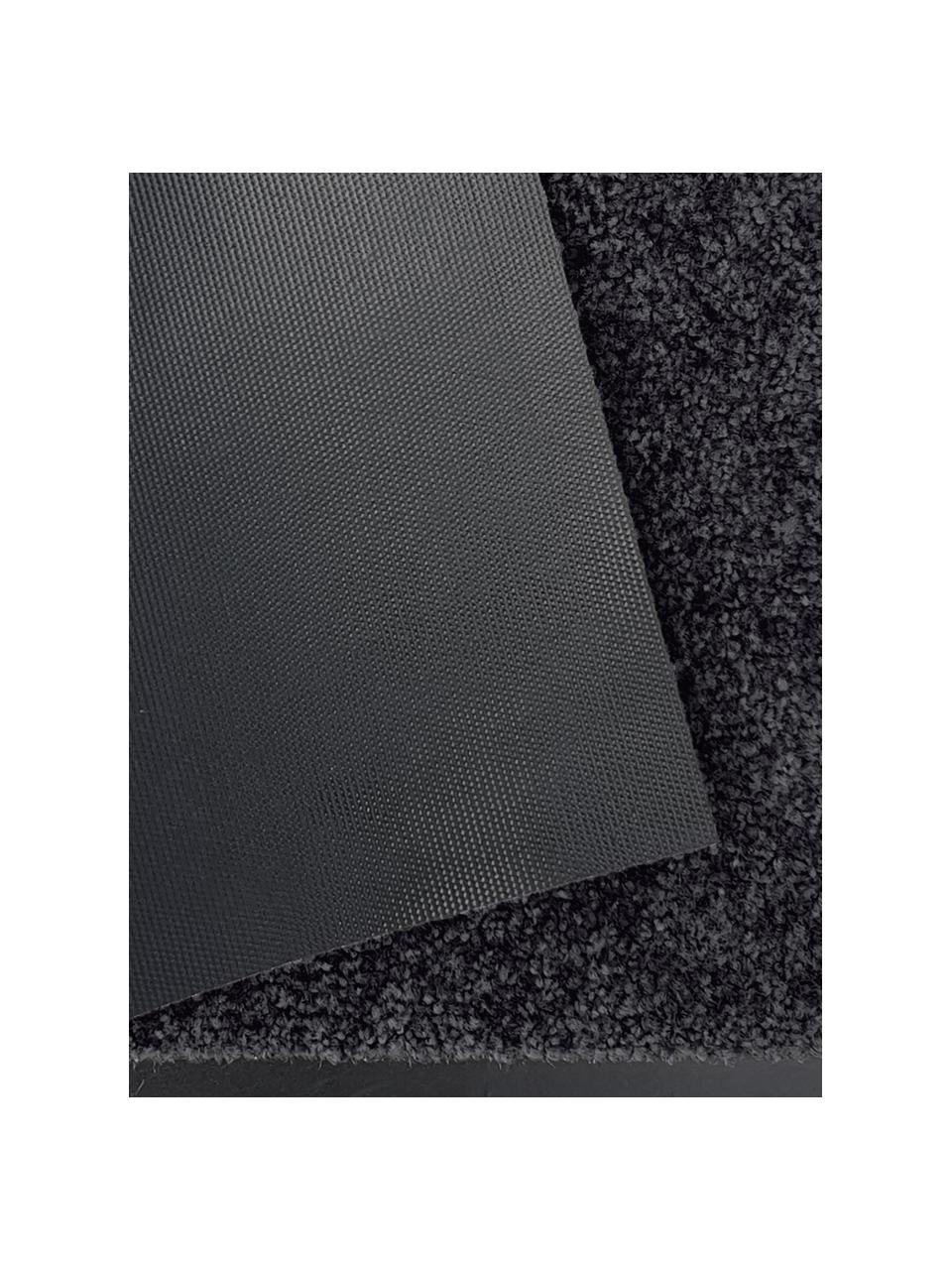 Paillasson Wash et Clean, 100 % polyamide, Noir, larg. 60 x long. 40 cm