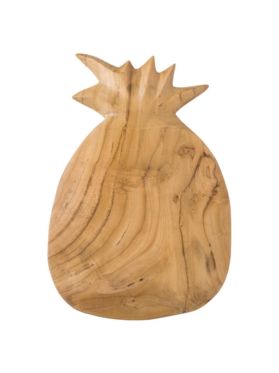 Prkénko z teakového dřeva Pine, D 35 cm x Š 23 cm, Teakové dřevo, Teakové dřevo, D 35 cm