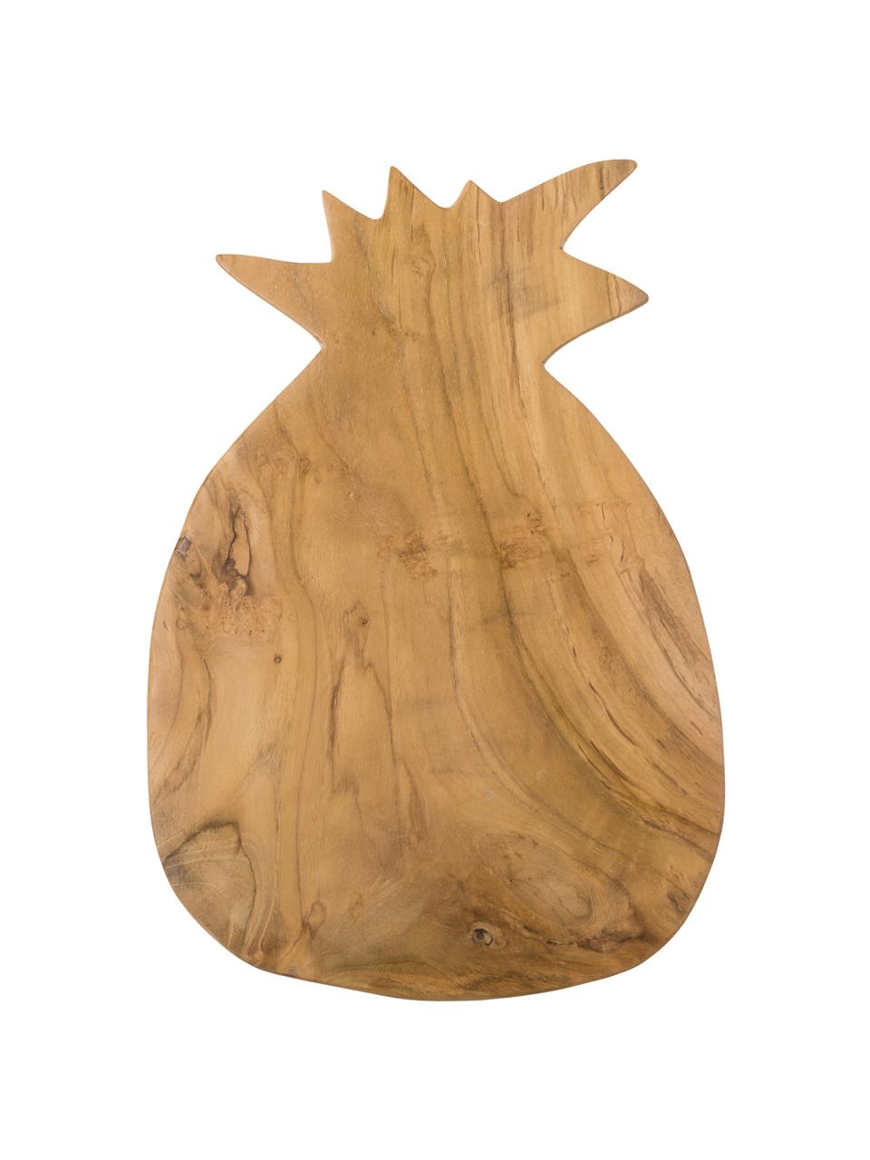 Deska do krojenia z drewna tekowego Pine, Drewno tekowe, Drewno tekowe, D 35 x S 23 cm