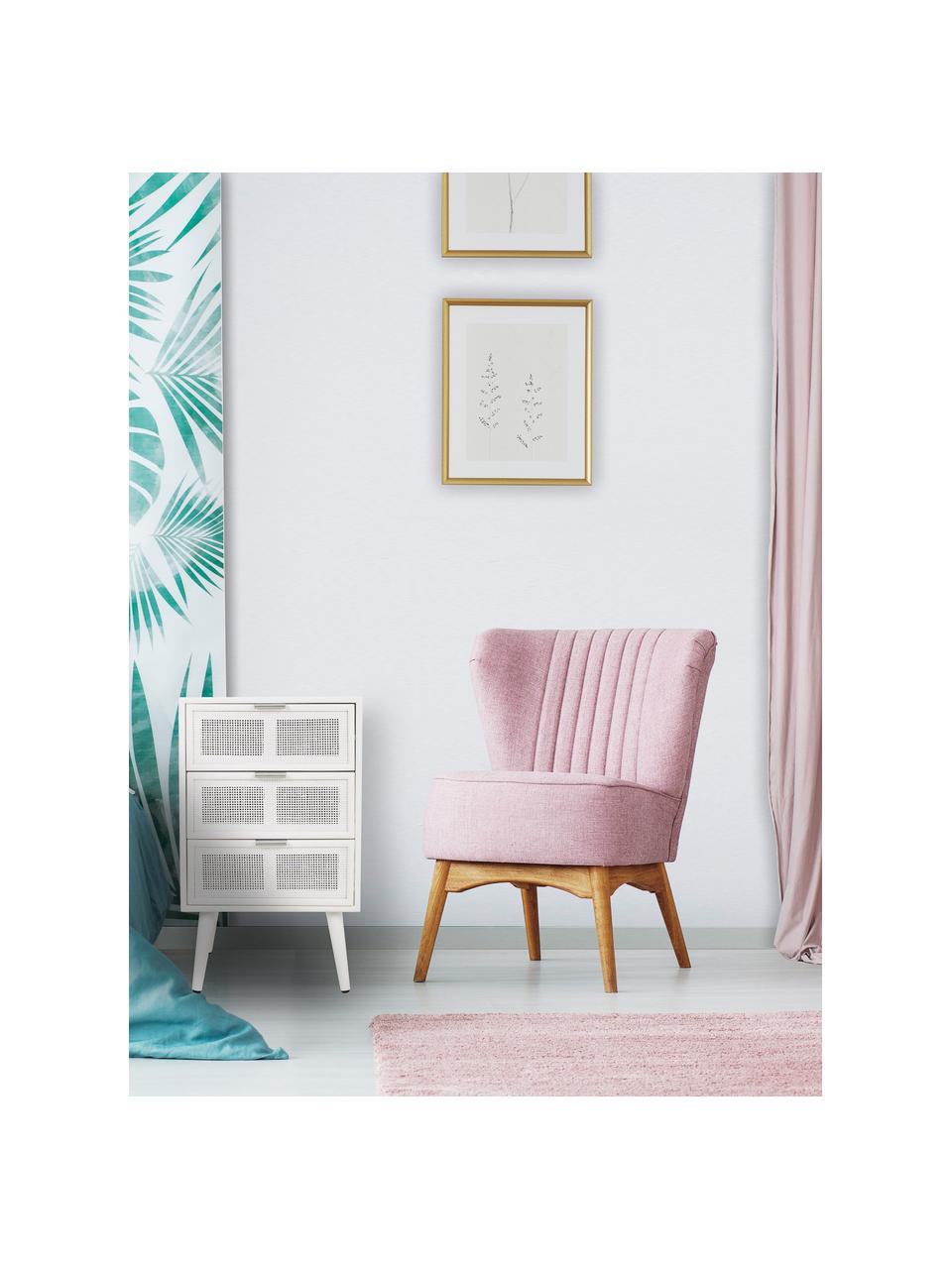 Nočný stolík so zásuvkou Cayetana Shelfy, Drevo biela, Š 42 x V 71 cm