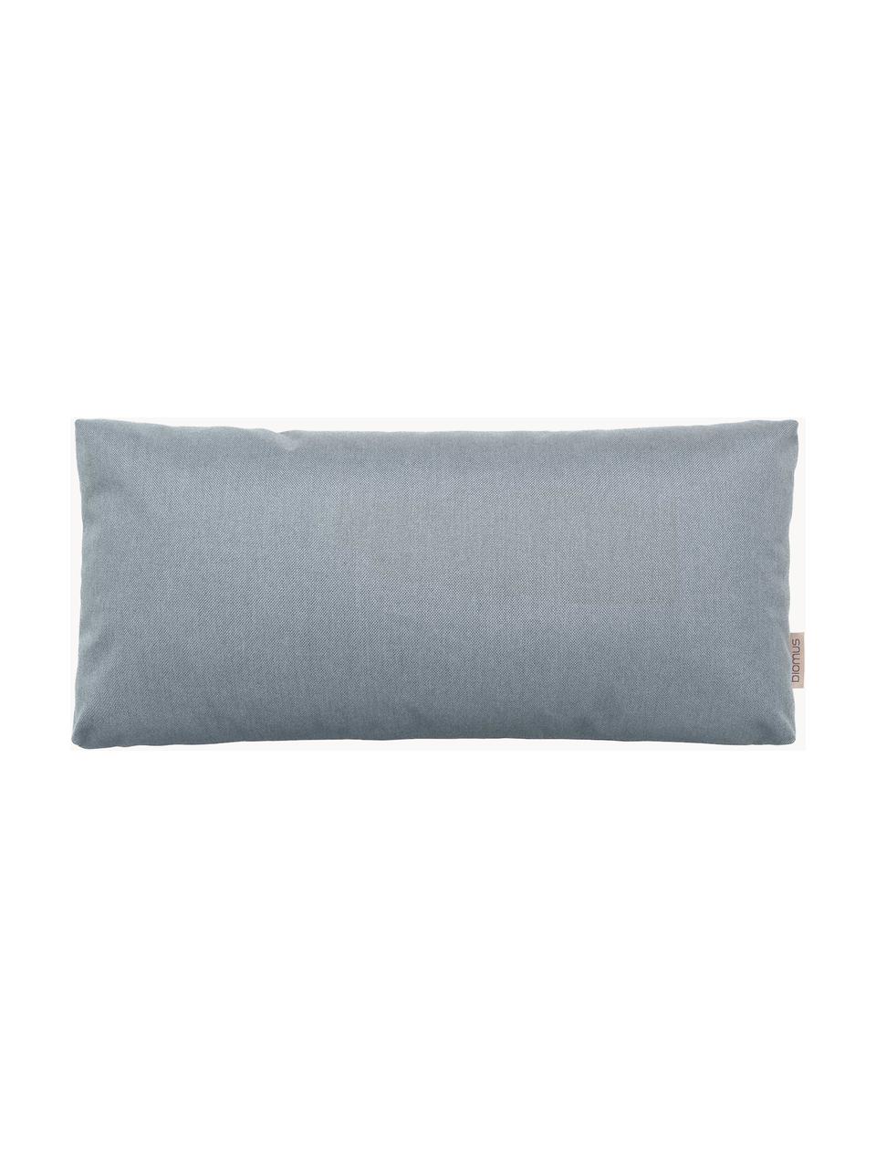 Cojín de exterior Stay, Funda: 100% poliéster, resistent, Gris azulado, An 30 x L 70 cm