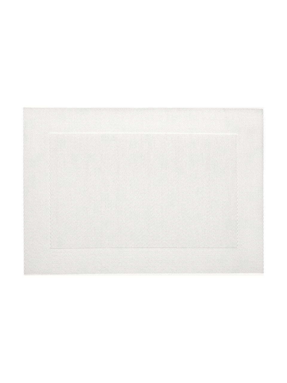 Manteles individuales de plástico Trefl, 2 uds., Plástico, Blanco, An 33 x L 46 cm