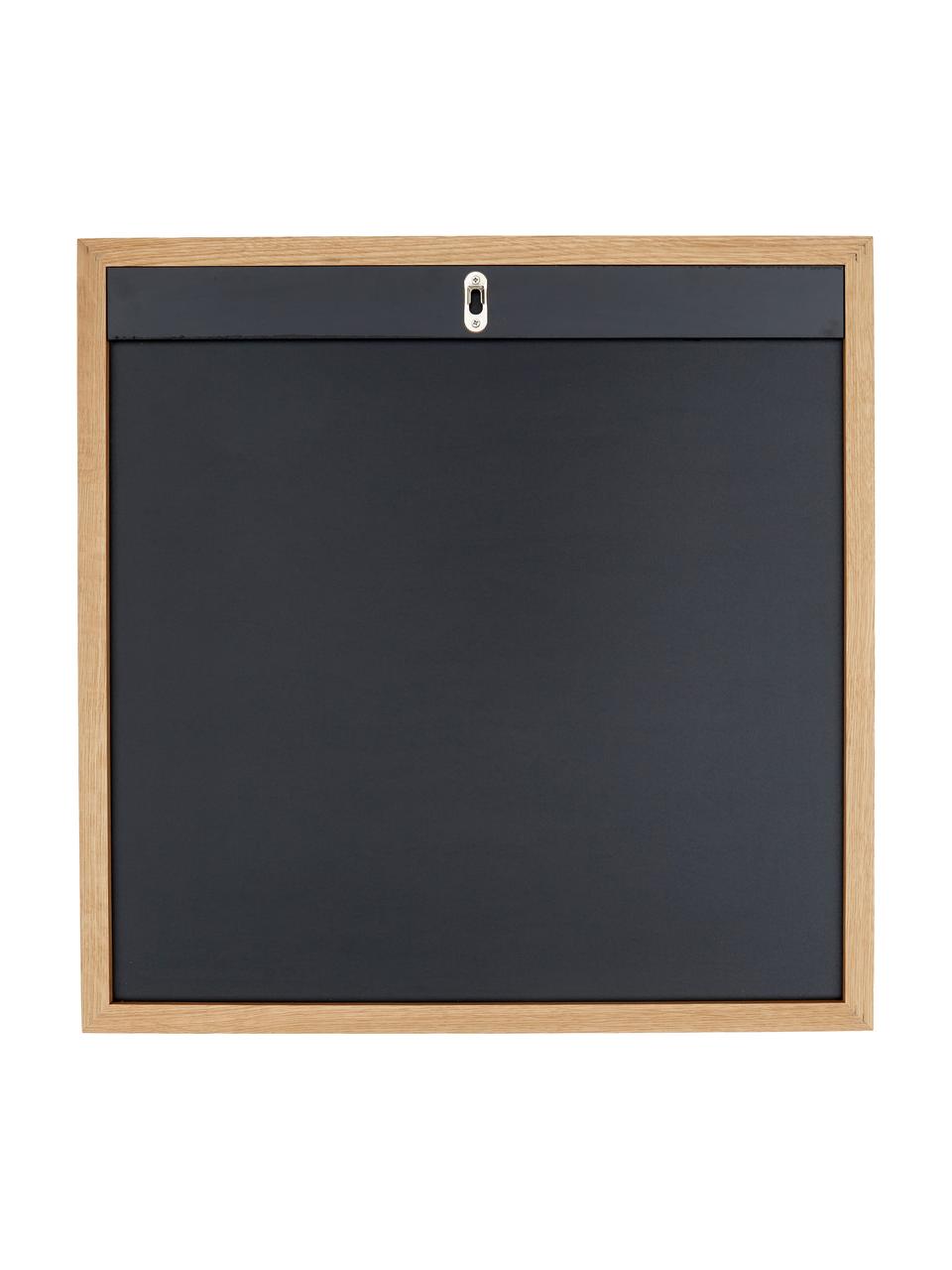 Lustro ścienne z ramą z drewna dębowego Avery, Drewno dębowe, S 55 x W 55 cm