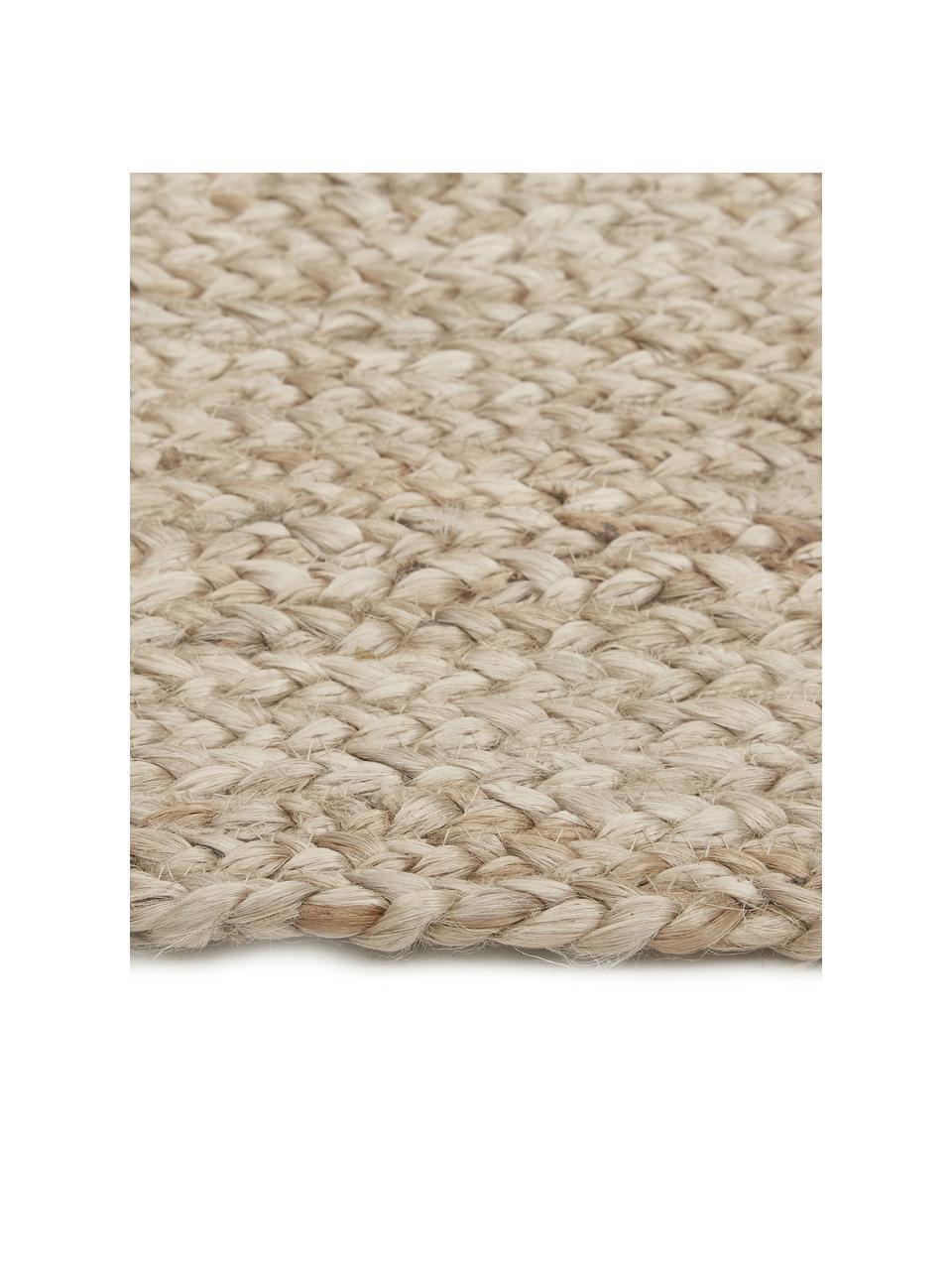 Ręcznie wykonany dywan z juty Sharmila, 100% juta, Brązowy, S 60 x D 90 cm (Rozmiar XXS)