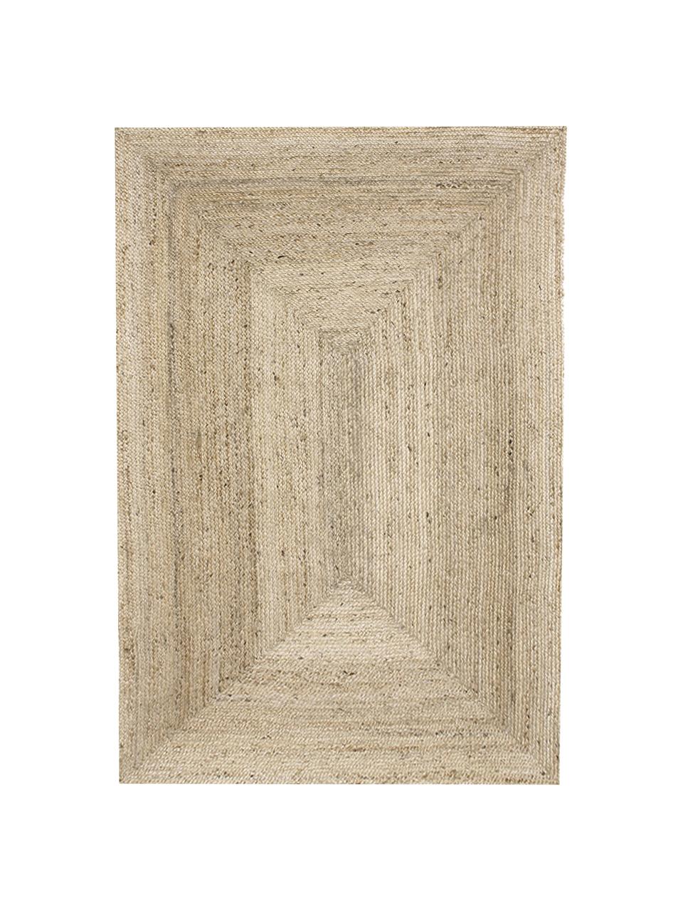 Alfombra artesanal de yute Sharmila, 100% yute, Marrón, An 60 x L 90 cm (Tamaño XXS)