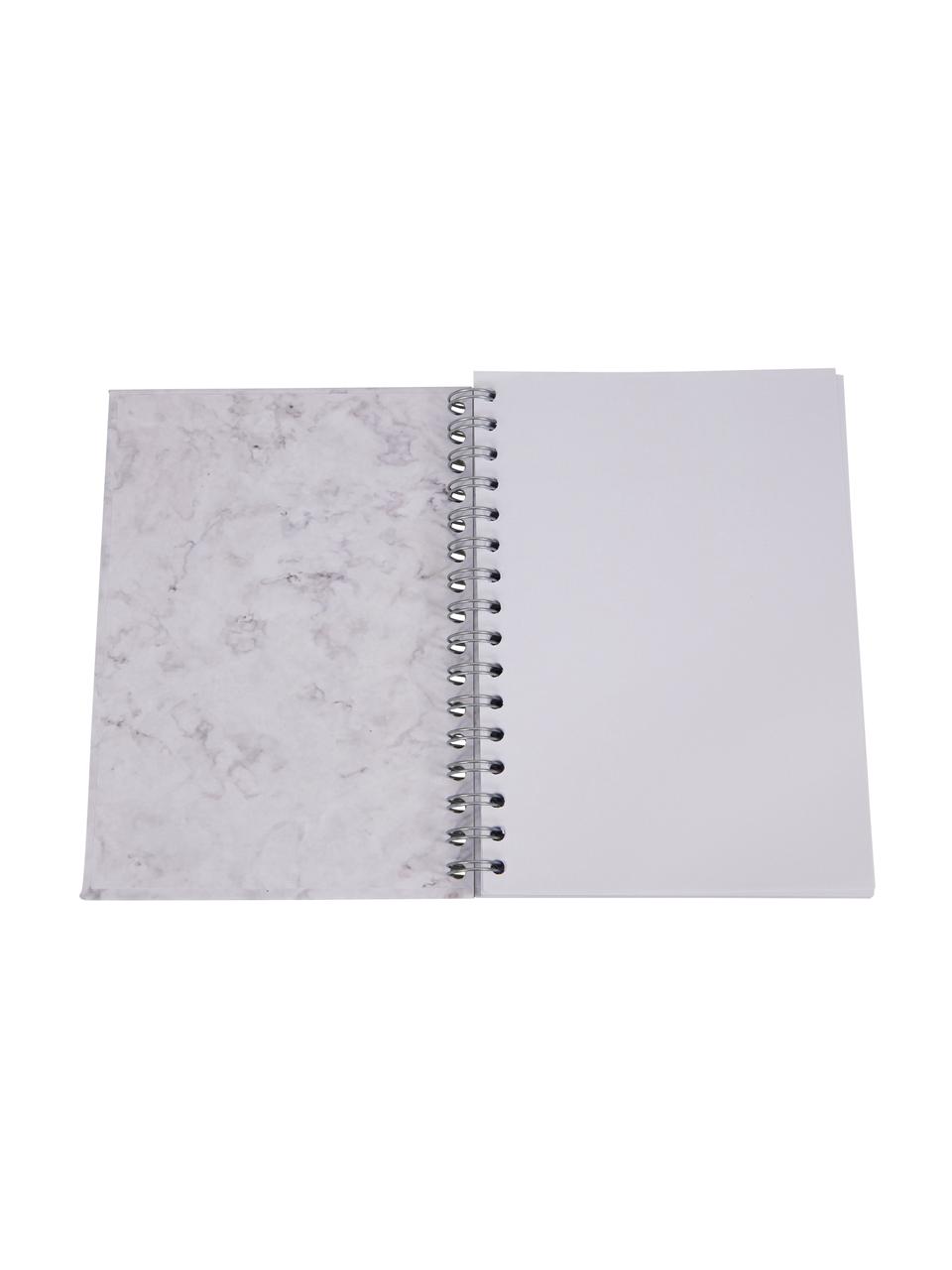 Cuaderno Bürli, Blanco, veteado, An 16 x Al 21 cm