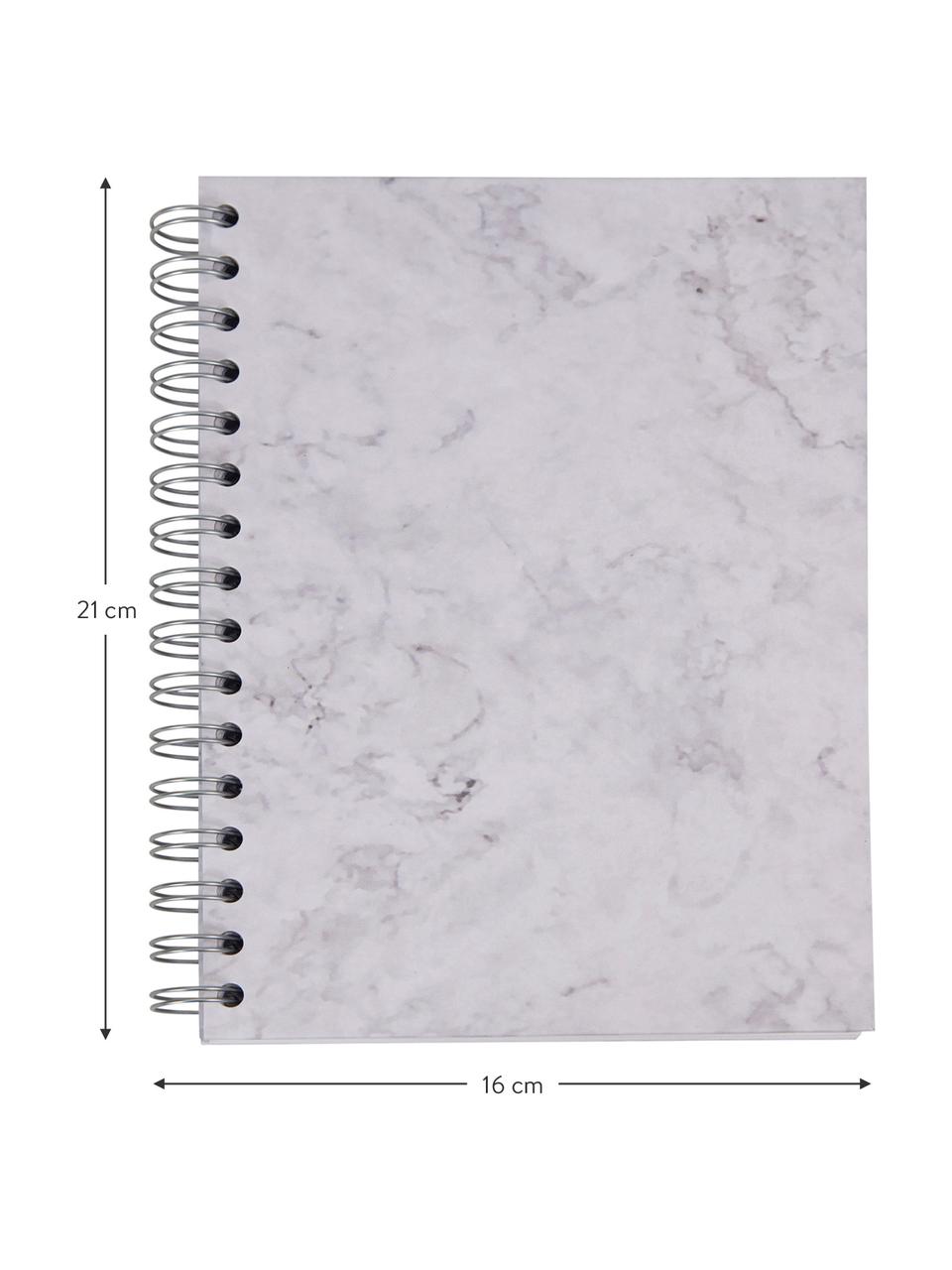 Cuaderno Bürli, Blanco, veteado, An 16 x Al 21 cm