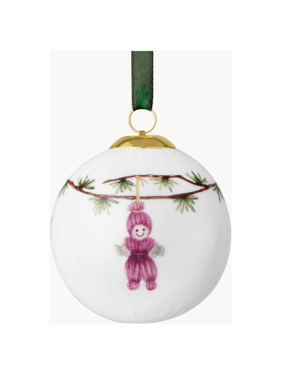 Boule de Noël en porcelaine Hammershøi, Porcelaine, Petite fille, Ø 6 cm