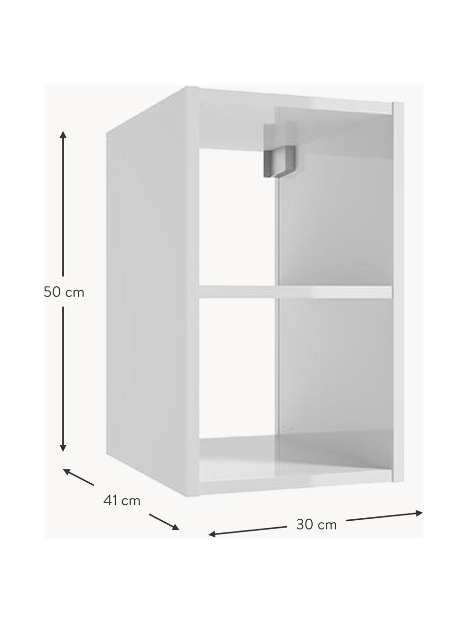 Wandrek Senso, Spaanplaat, Wit, B 30 x H 50 cm