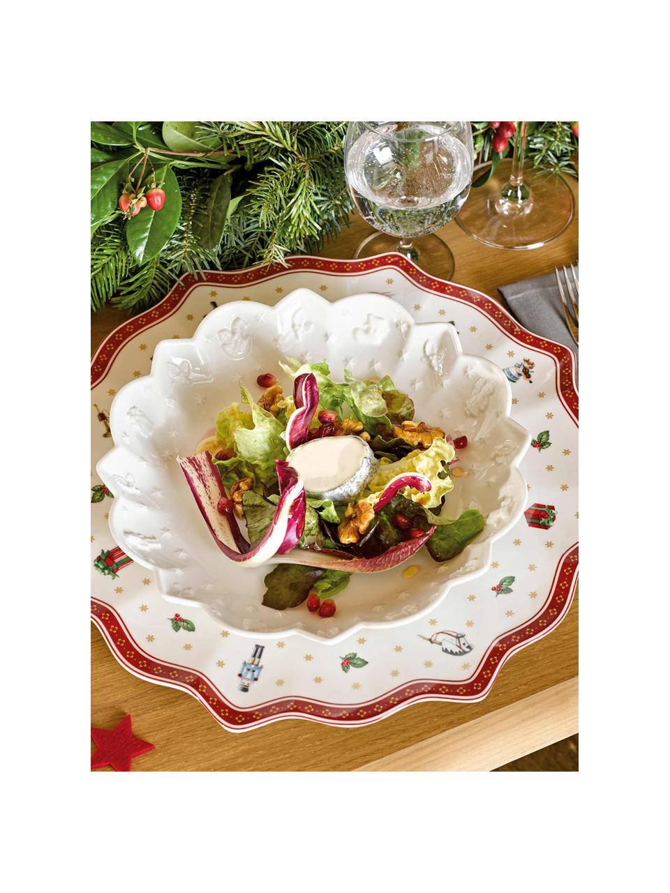 Assiettes plates Toy's Delight, 2 pièces, Porcelaine Premium, Blanc, rouge, Ø 29 cm