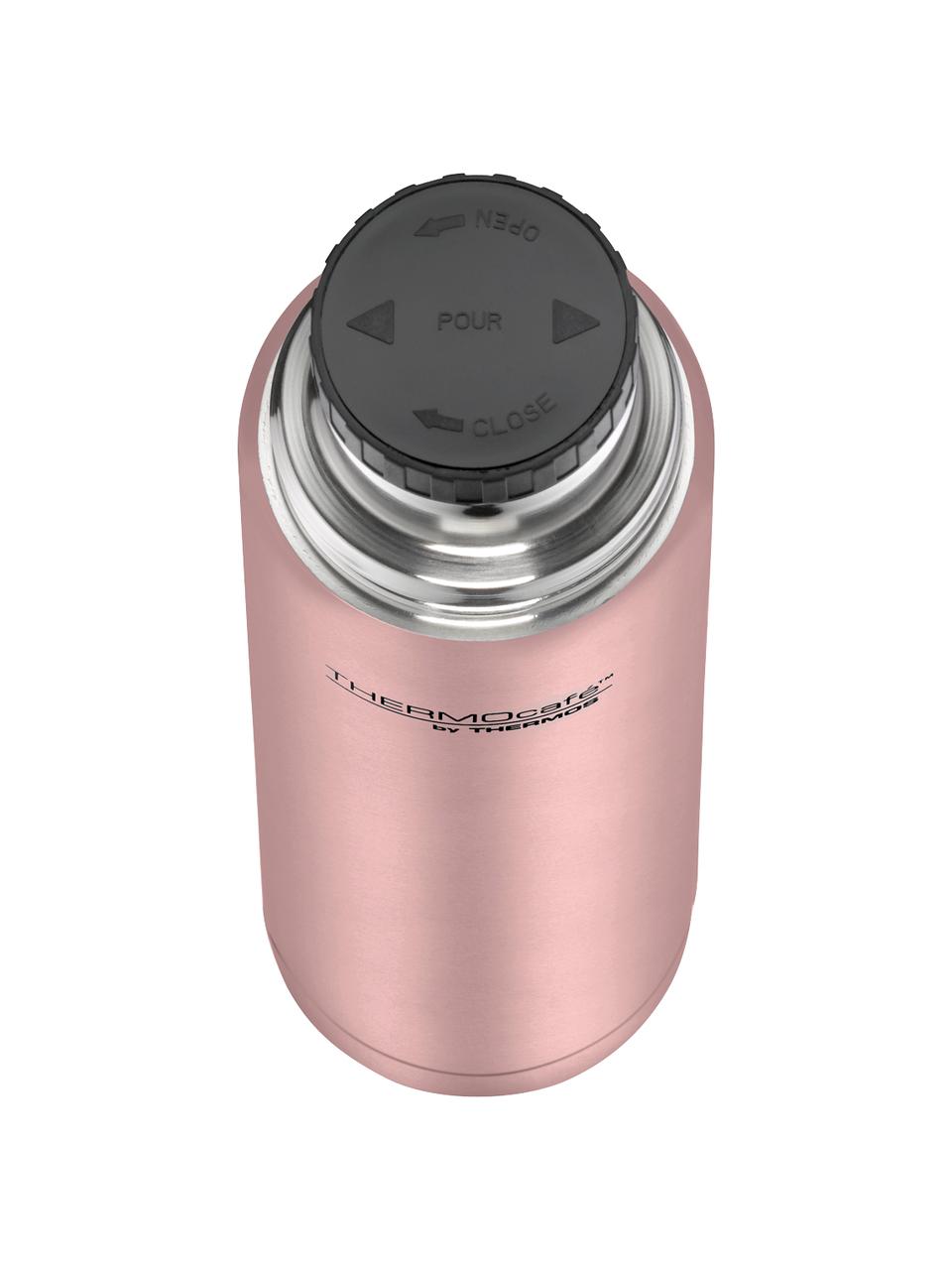 Thermosflasche TC, 500 ml, Gehäuse: Edelstahl, beschichtet, Deckel: Edelstahl, Kunststoff, Verschluss: Kunststoff, Dichtung: Silikon, Altrosa, matt, 500 ml