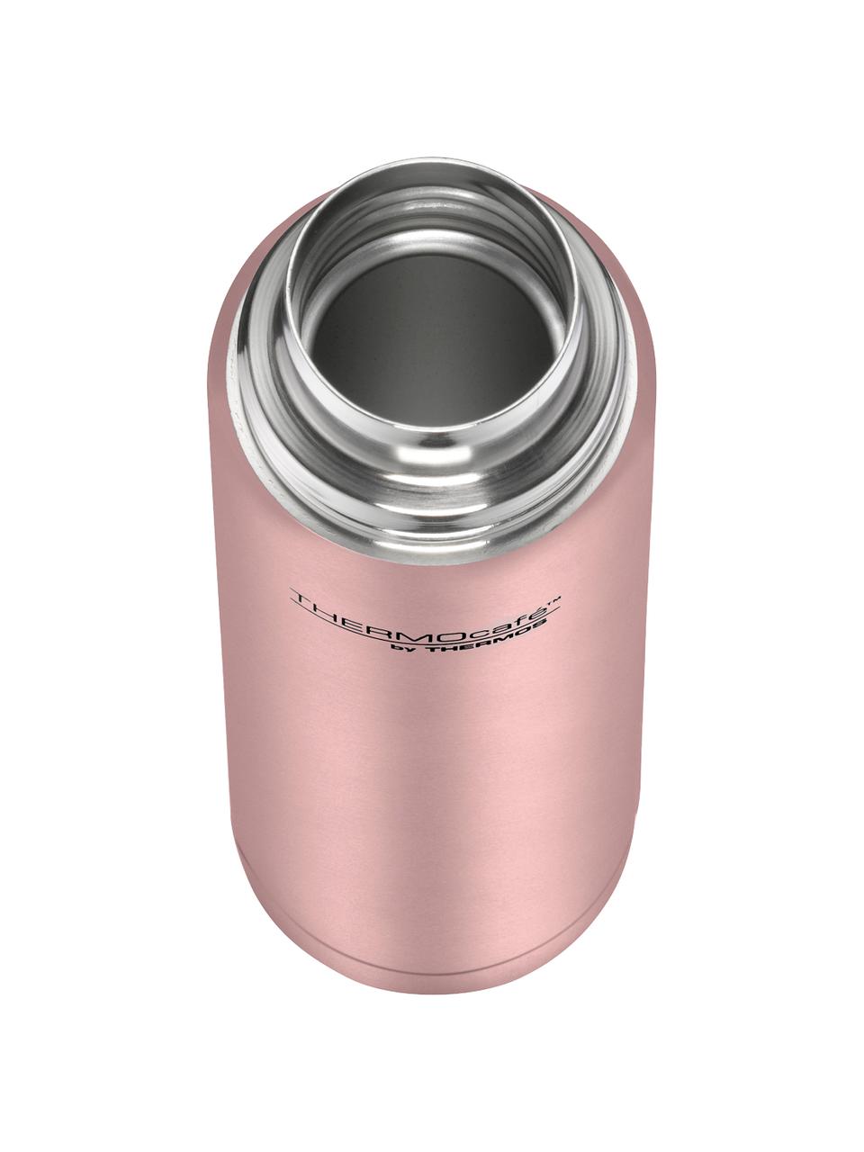 Thermosflasche TC, 500 ml, Gehäuse: Edelstahl, beschichtet, Deckel: Edelstahl, Kunststoff, Verschluss: Kunststoff, Dichtung: Silikon, Altrosa, matt, 500 ml