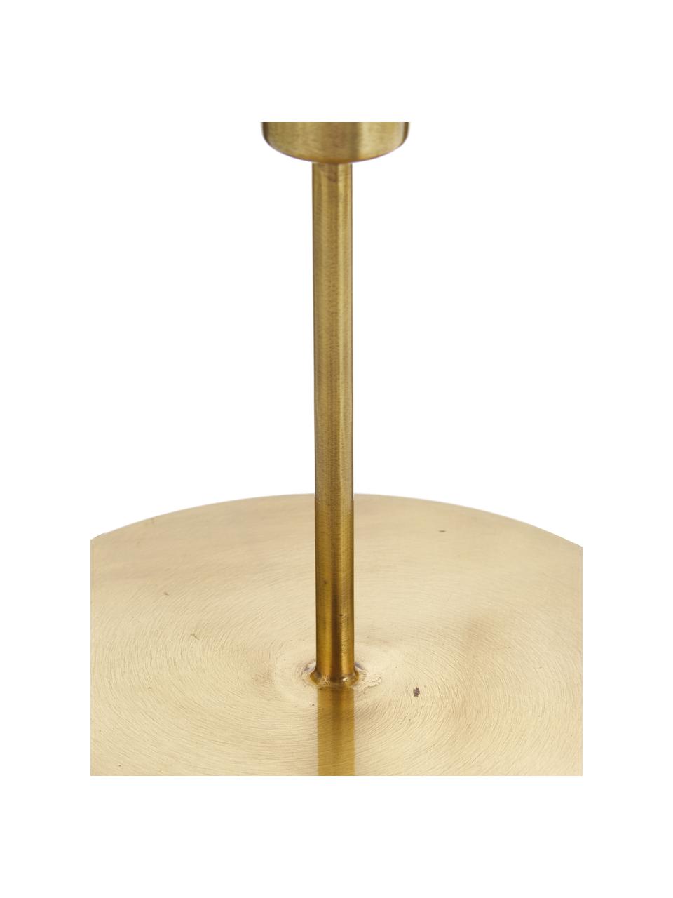 Kerzenhalter Anit, Metall, beschichtet, Messingfarben, Ø 13 x H 12 cm