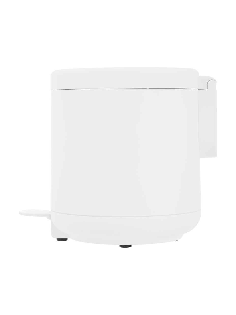 Papelera Ume, Plástico ABS, Blanco, 4 L