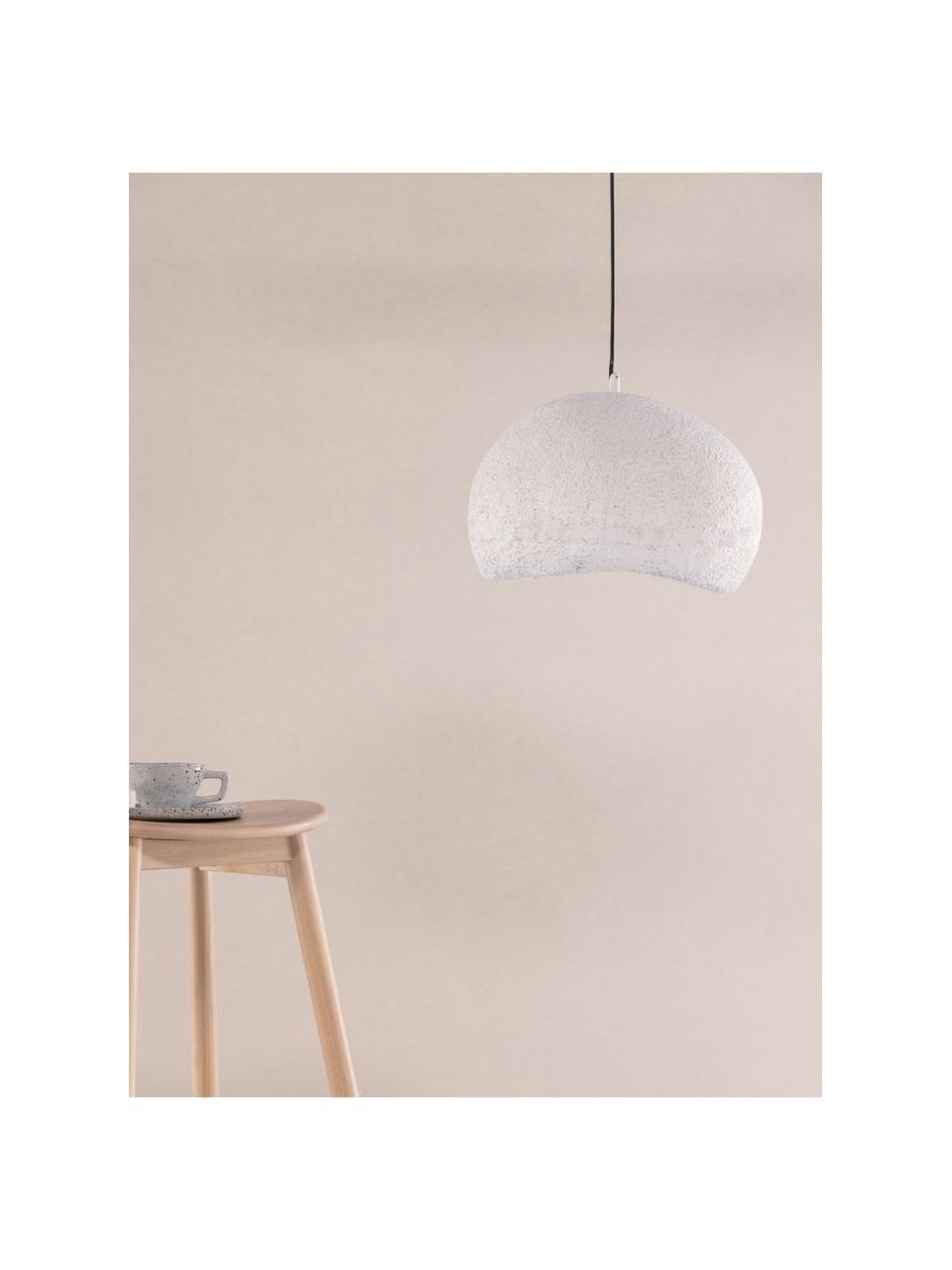 Lámpara de techo moderna Gilltorp, Pantalla: resina, Anclaje: metal recubierto, Cable: plástico, Blanco, Ø 40 x Al 26 cm