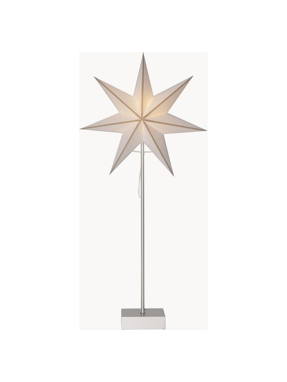 Étoile lumineuse en pin Astro, Tons blancs, larg. 35 x haut. 74 cm