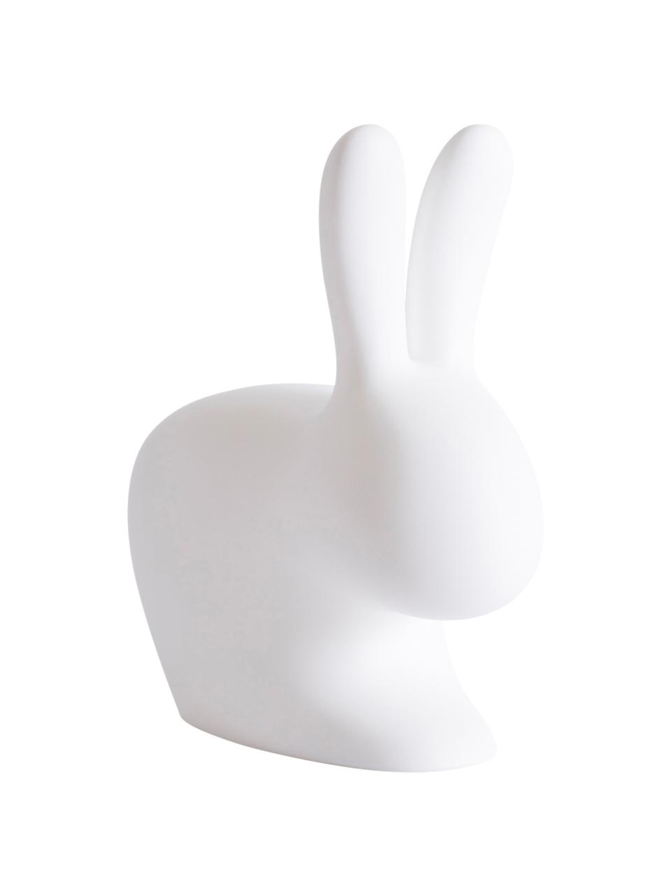 Lampada da tavolo portatile e dimmerabile Rabbit, Lampada: materiale sintetico (poli, Bianco, Larg. 20 x Alt. 22 cm