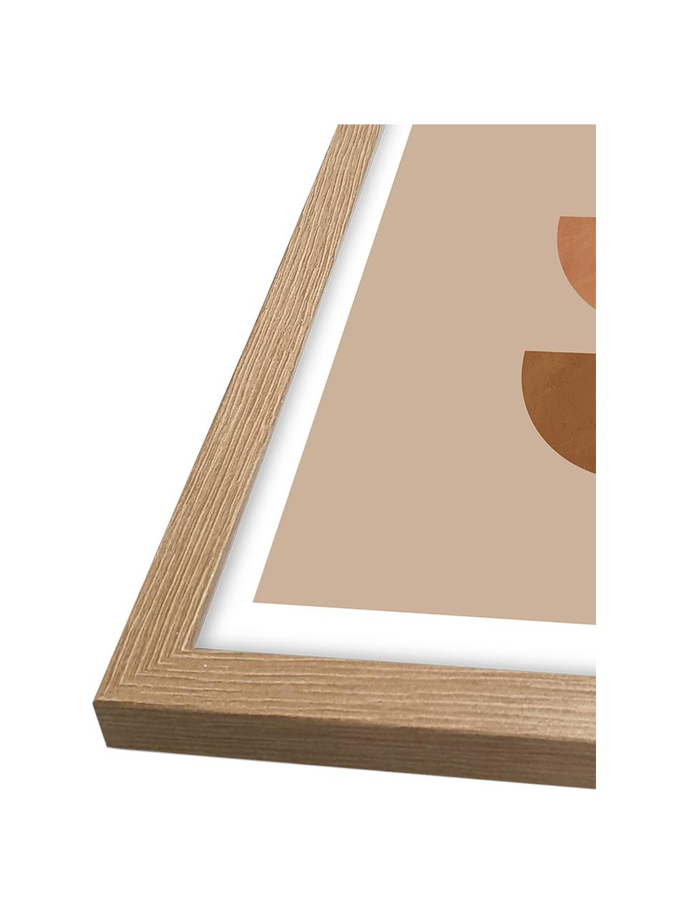 Gerahmter Digitaldruck Bowls, Bild: Digitaldruck auf Papier, Rahmen: Holz, Mitteldichte Holzfa, Front: Glas, Bowls, B 52 x H 72 cm