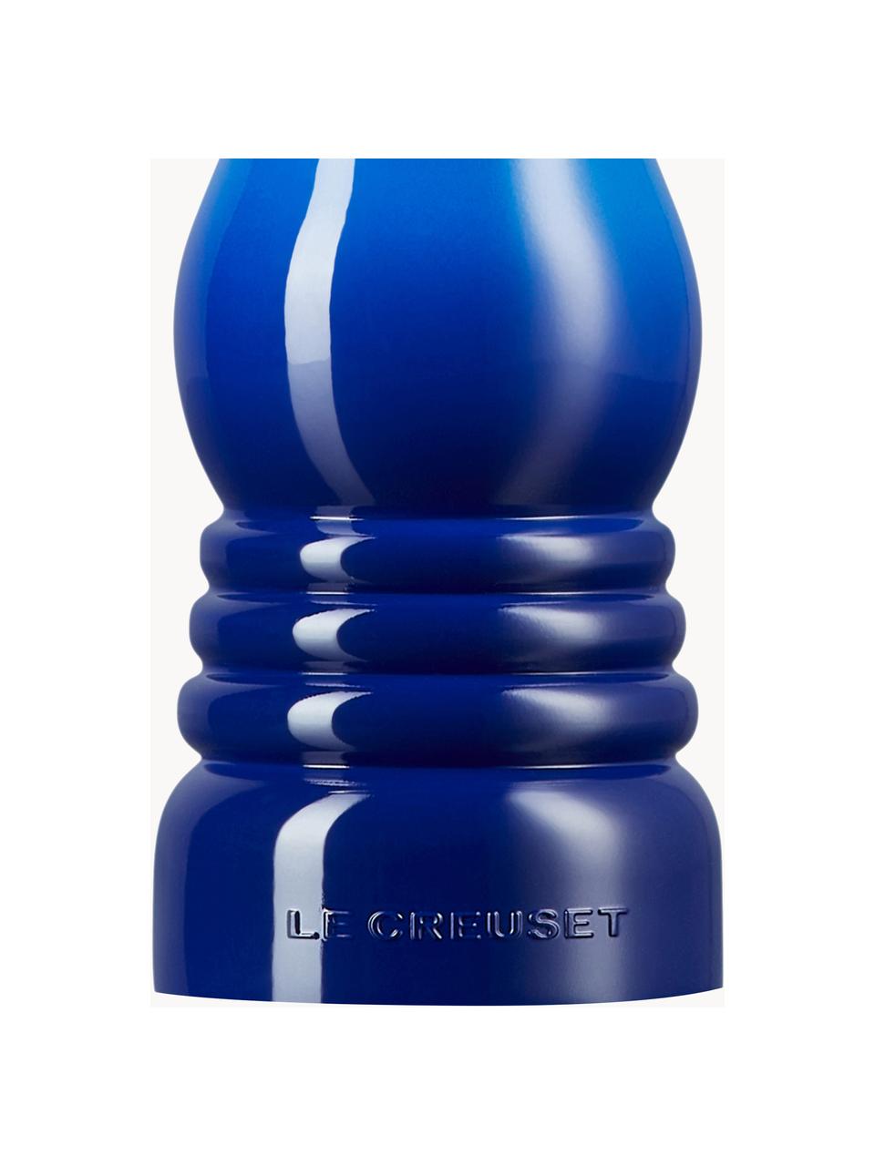 Molinillo de sal con mecanismo de cerámica Creuset, Estructura: plástico, Grinder: cerámica, Tonos azules brillante, Ø 6 x Al 21 cm