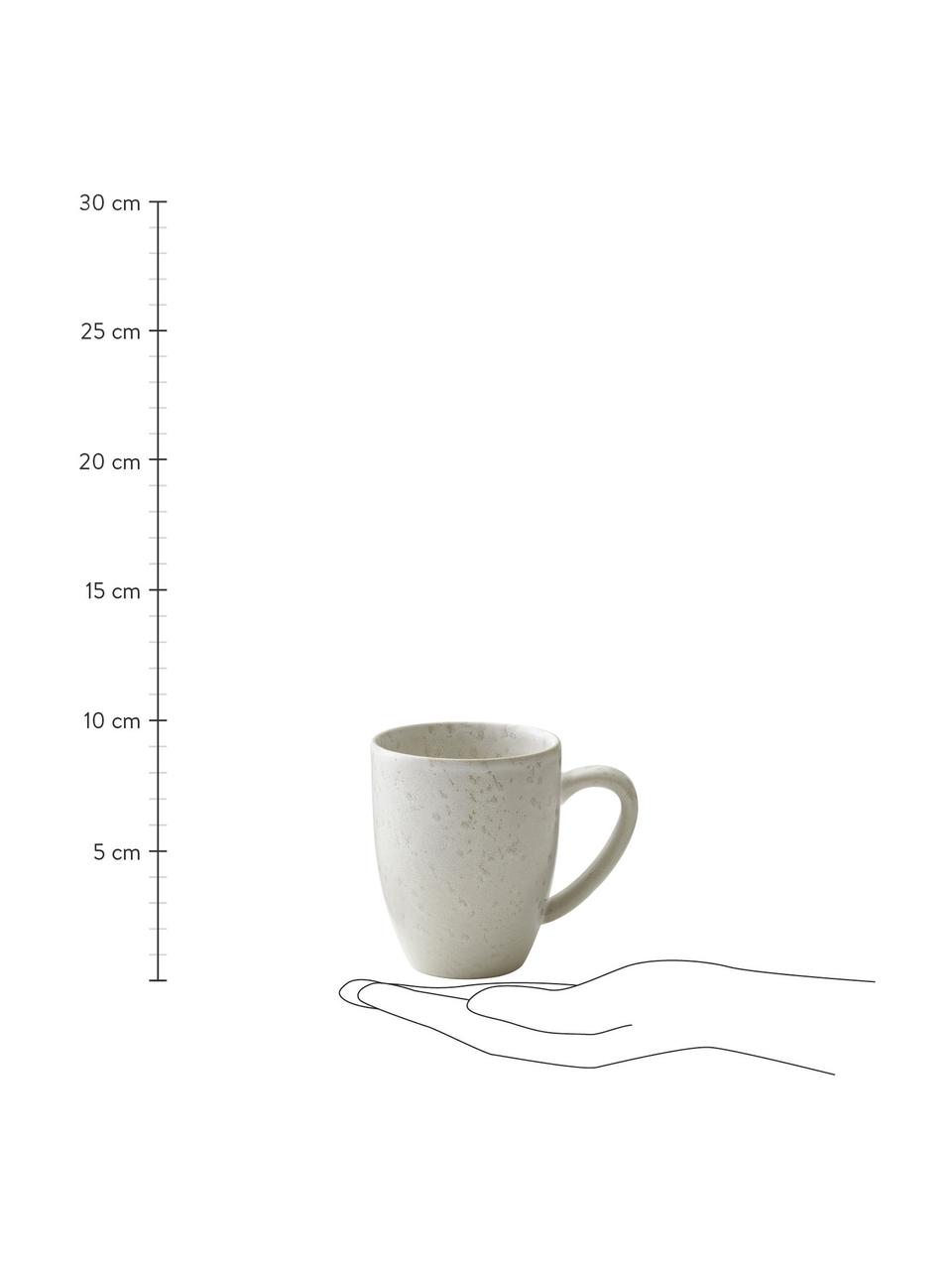 Tasse à café rustique Bizz, 2 pièces, Beige clair