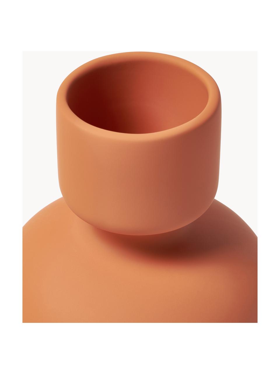 Jarrón de gres Elta, Cerámica de gres, Ocre, Ø 12 x Al 16 cm