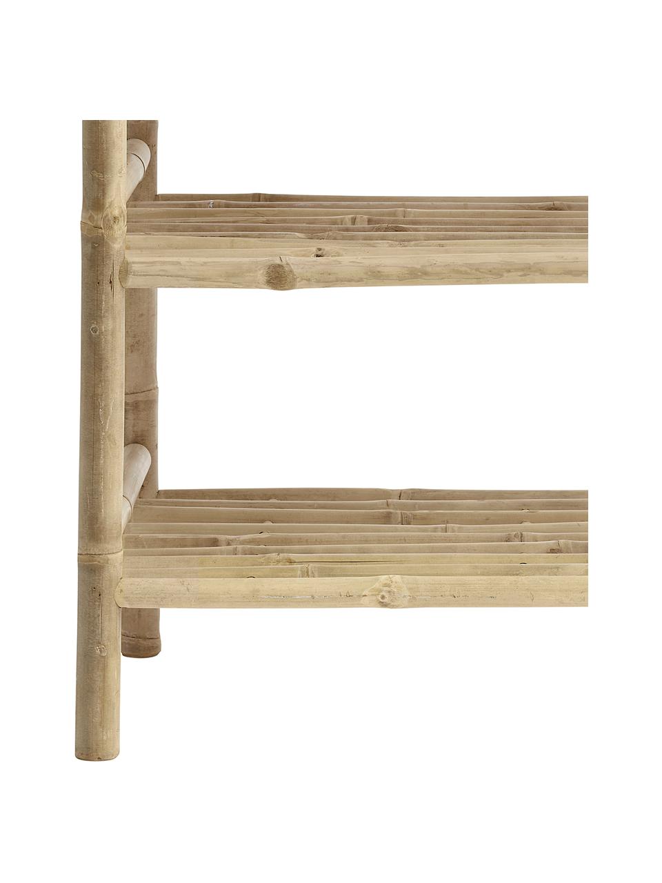 Estantería de bambú Bamra, Madera de bambú, Beige, An 75 x Al 110 cm