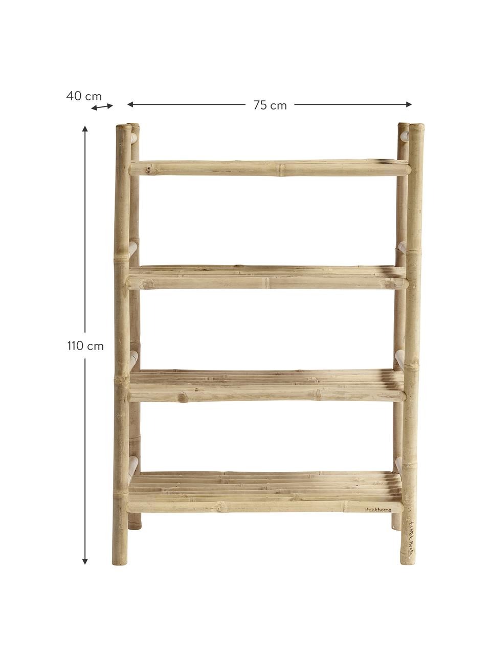 Bamboe wandrek Bamra, Bamboe, Lichtbruin, 75 x 110 cm