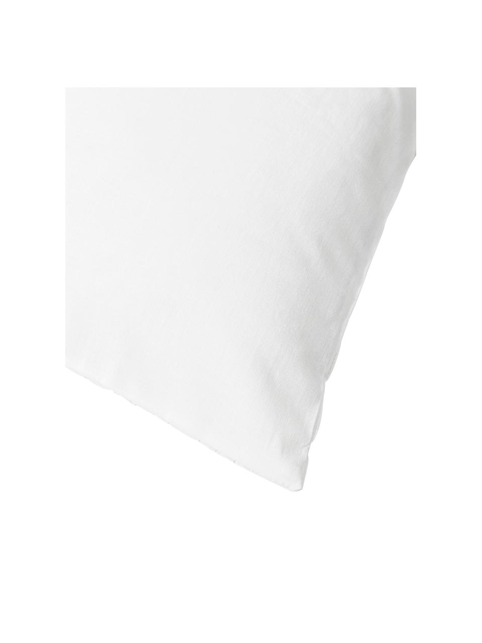 Funda de almohada de algodón Esme, Reverso: tejido renforcé Densidad , Blanco, An 45 x L 110 cm