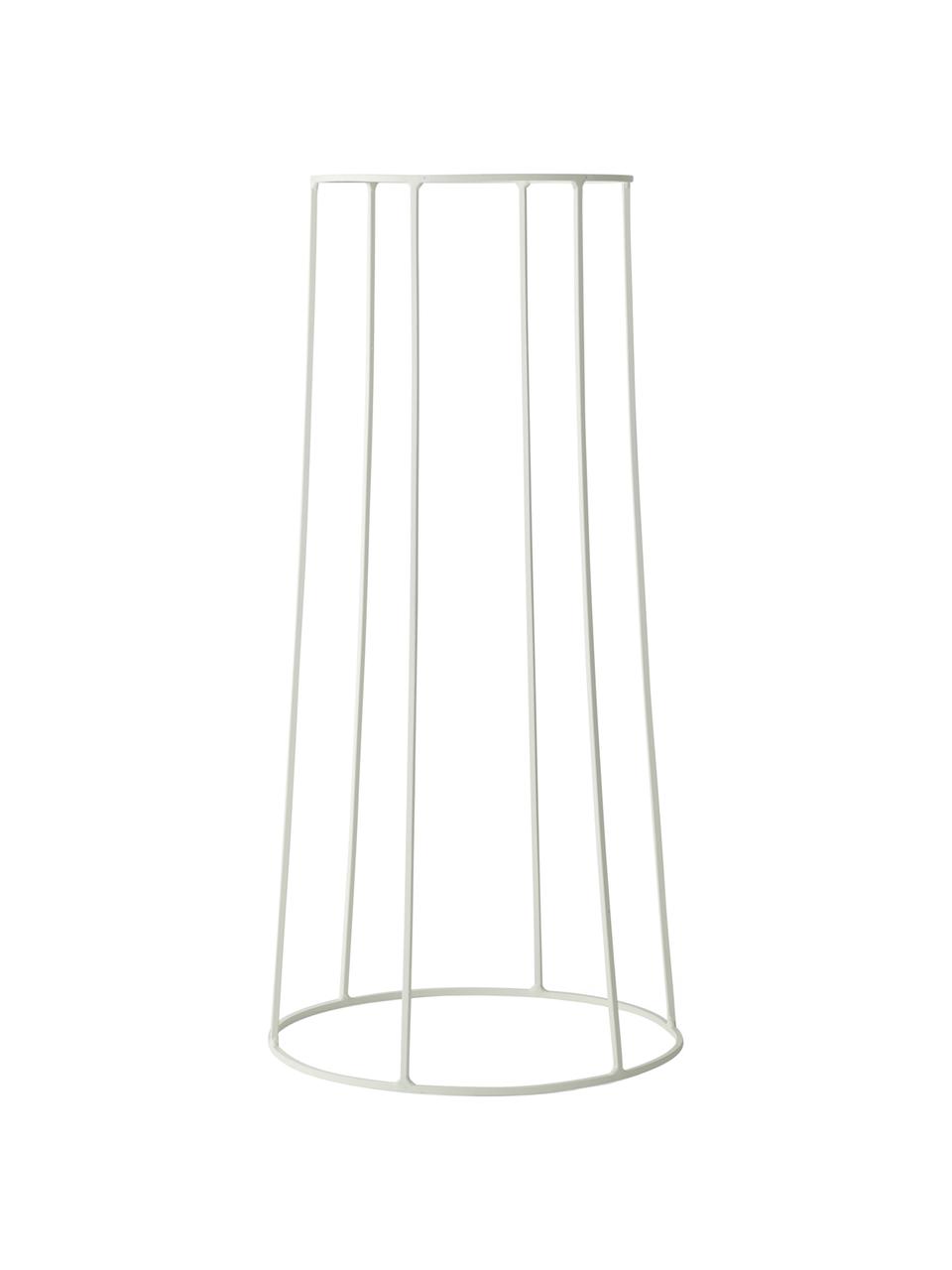 Soporte de maceta Wire Base, Acero con pintura en polvo, Blanco, Ø 23 x Al 60 cm