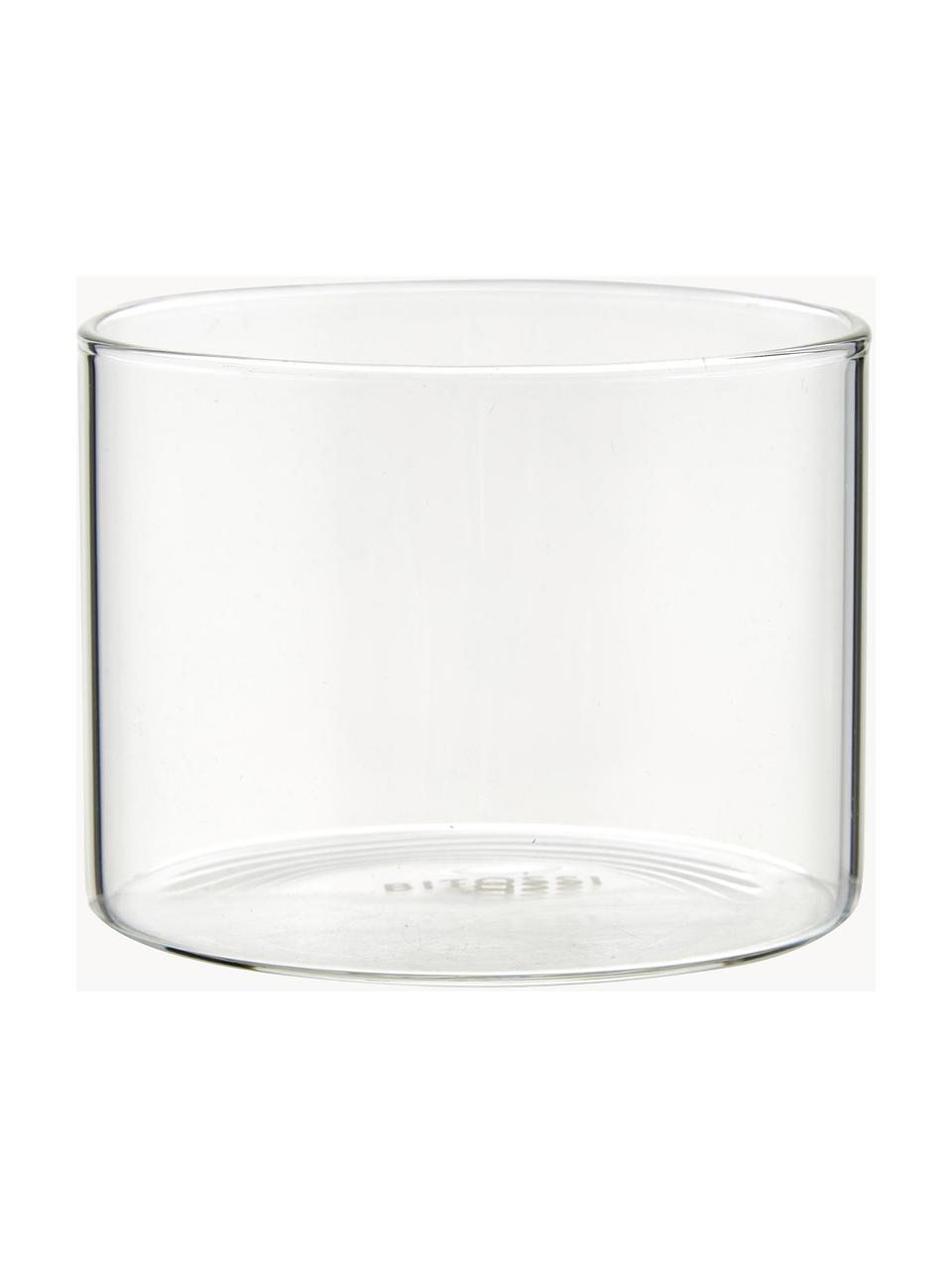 Bicchiere acqua Memento Glass in vetro, Bianco trasparente, 6 pezzi