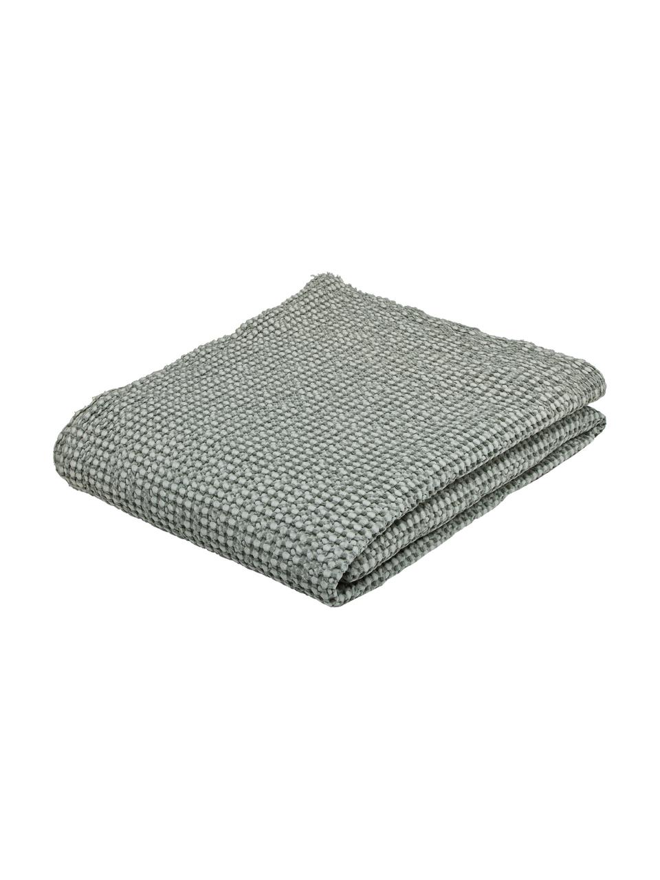 Tagesdecke Vigo mit strukturierter Oberfläche, 100% Baumwolle, Flaschengrün, B 220 x L 240 cm (für Betten bis 180 x 200 cm)