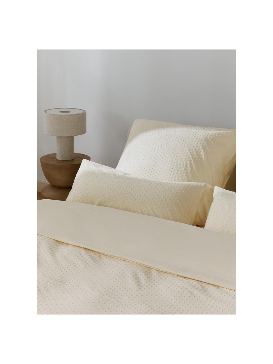 Ropa de cama Aloide, Amarillo, beige, Cama 135/140 cm (200 x 200 cm), 3 pzas.