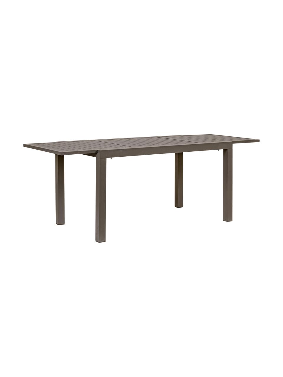 Mesa para exterior extensible Hilde, tamaños diferentes, Marrón café, An 160-240 x F 90 cm