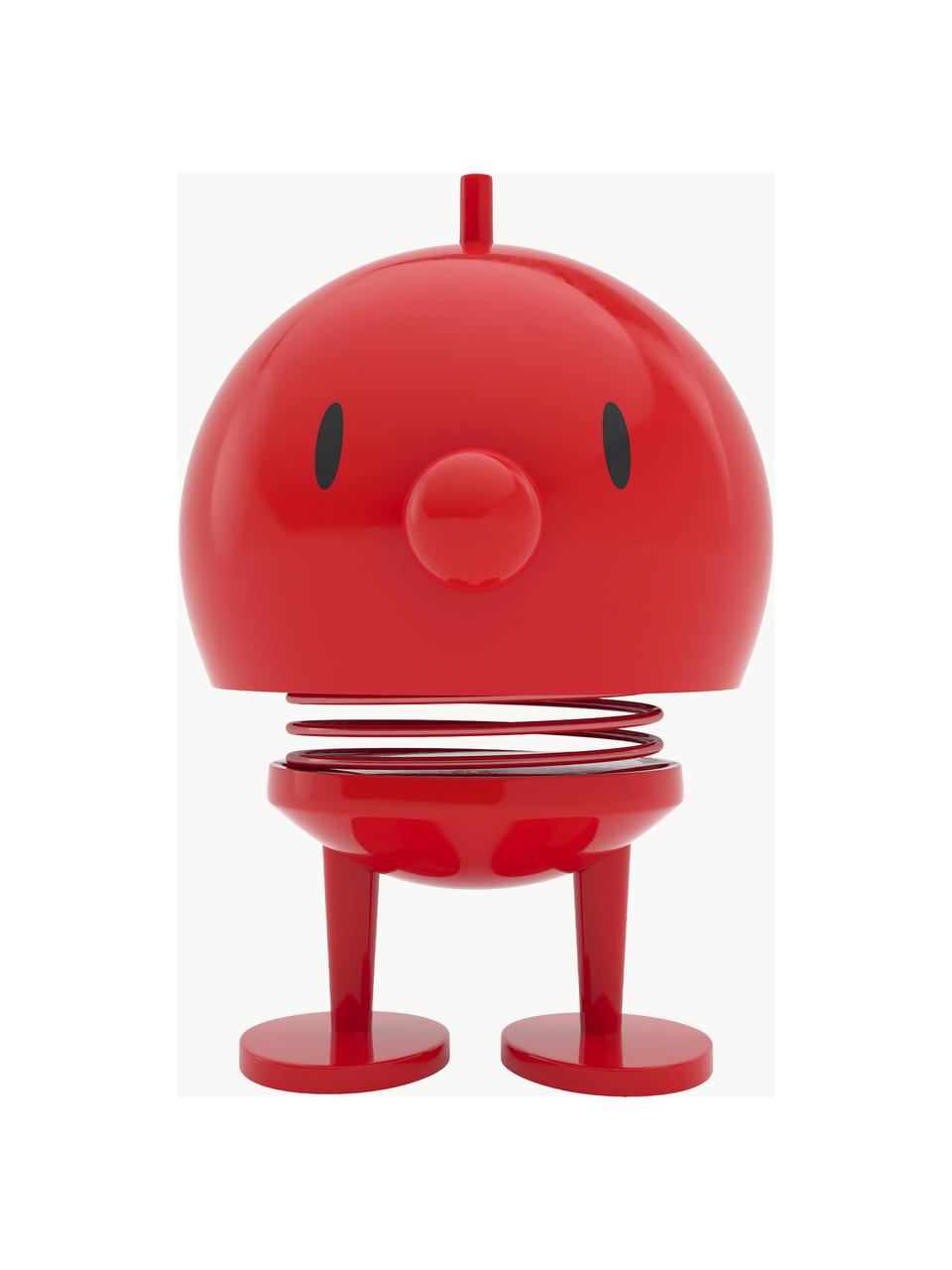 Objet décoratif Hoptimist Bumble, haut. 11 cm, Plastique, Rouge, Ø 9 cm