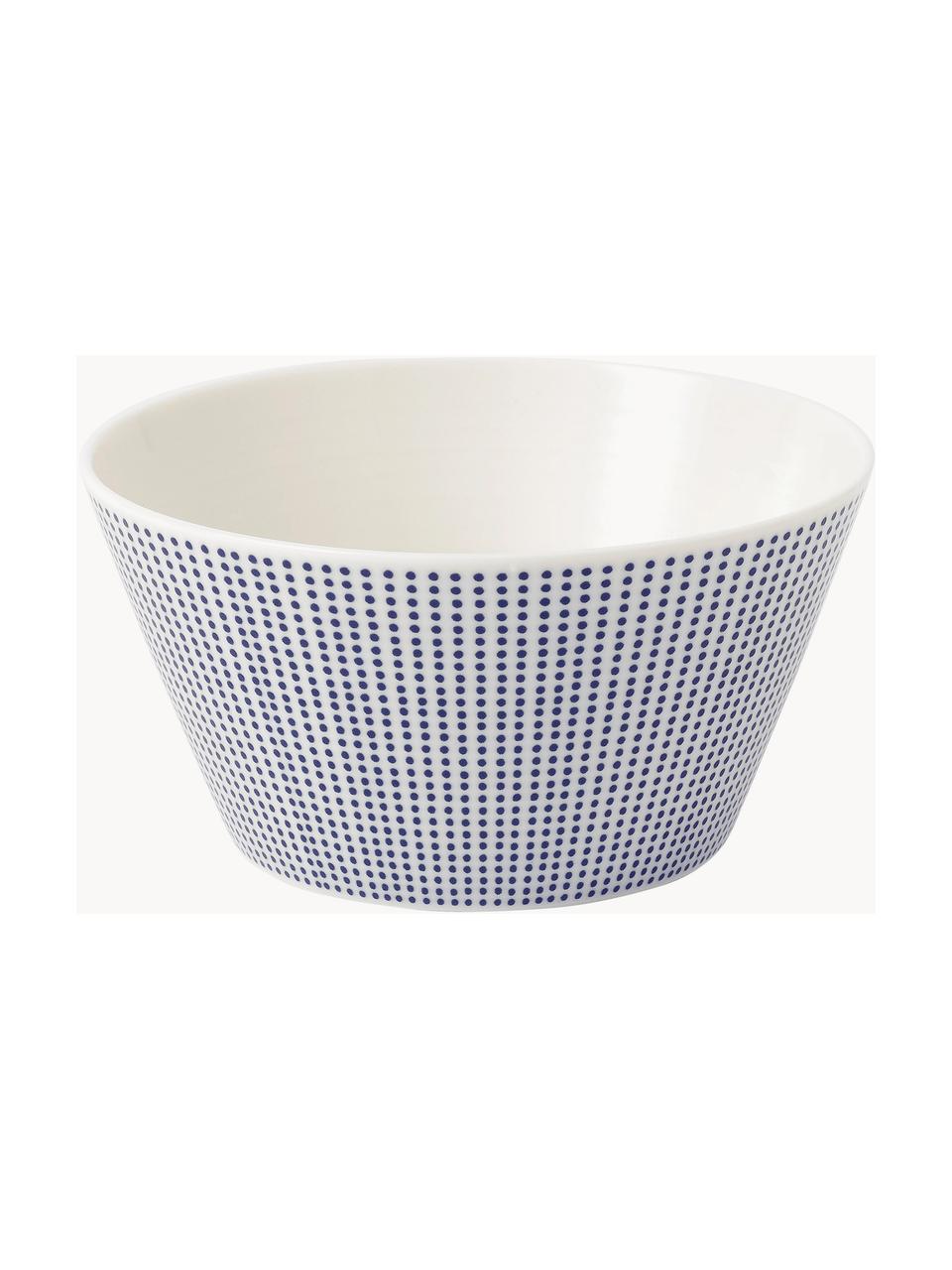 Miska z porcelánu Pacific Blue, Porcelán, Bodkovaný, Ø 15 x V 8 cm