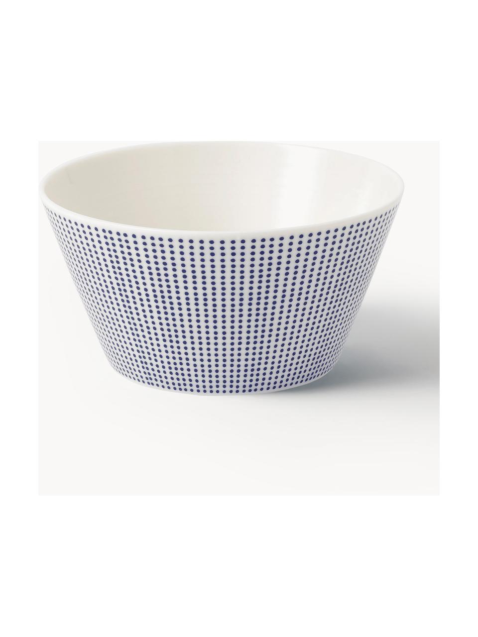 Miska z porcelánu Pacific Blue, Porcelán, Bodkovaný, Ø 15 x V 8 cm