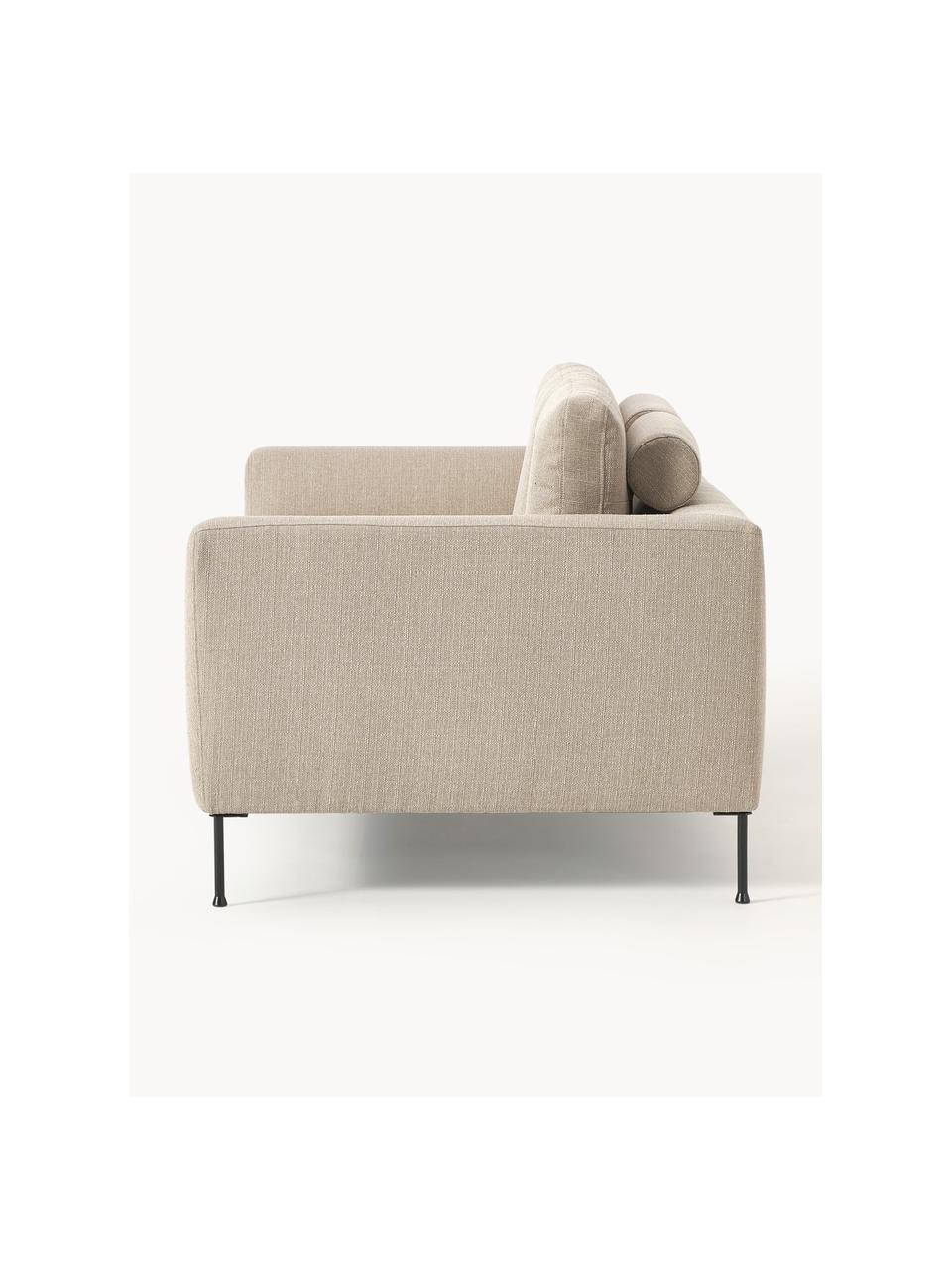 Sofa Cucita (2-Sitzer), Bezug: Webstoff (Polyester) Der , Gestell: Massives Kiefernholz, Webstoff Beige, B 187 x T 94 cm
