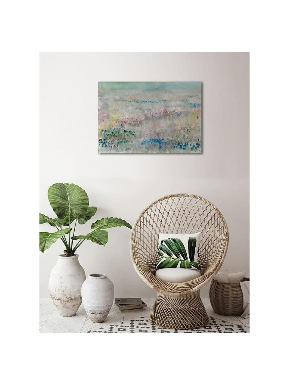 Impresión digital sobre lienzo Flores Silvestres, Multicolor, An 60 x Al 40 cm