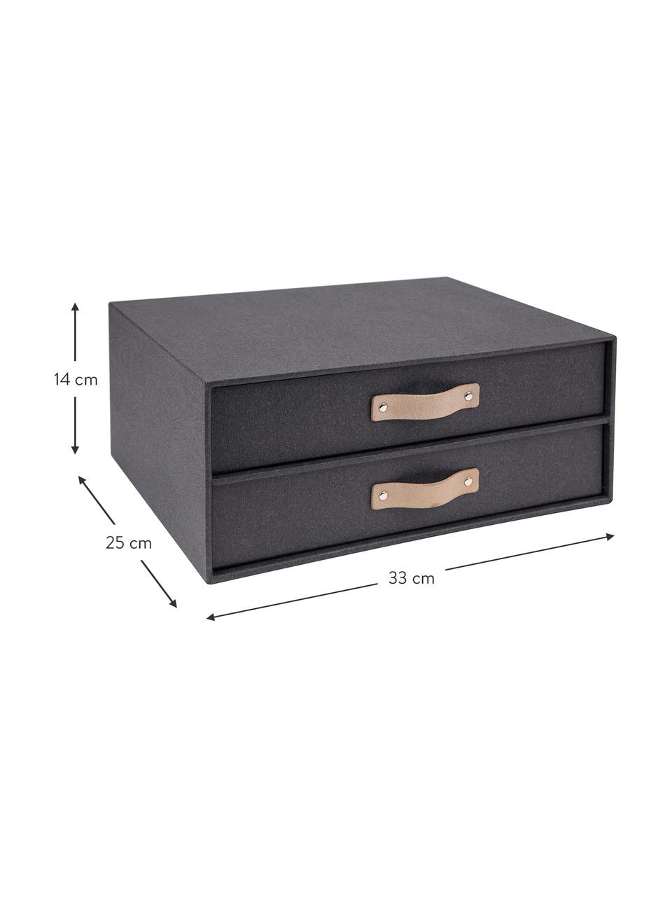 Organizer biurowy Birger II, Czarny, beżowy, S 33 x W 14 cm