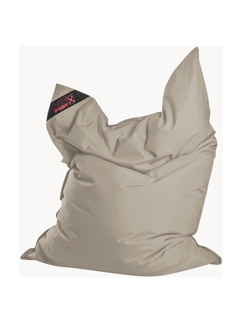 Puf saco grande Scuba, Tapizado: 100% polipropileno, resis, Beige, An 130 x Al 170 cm