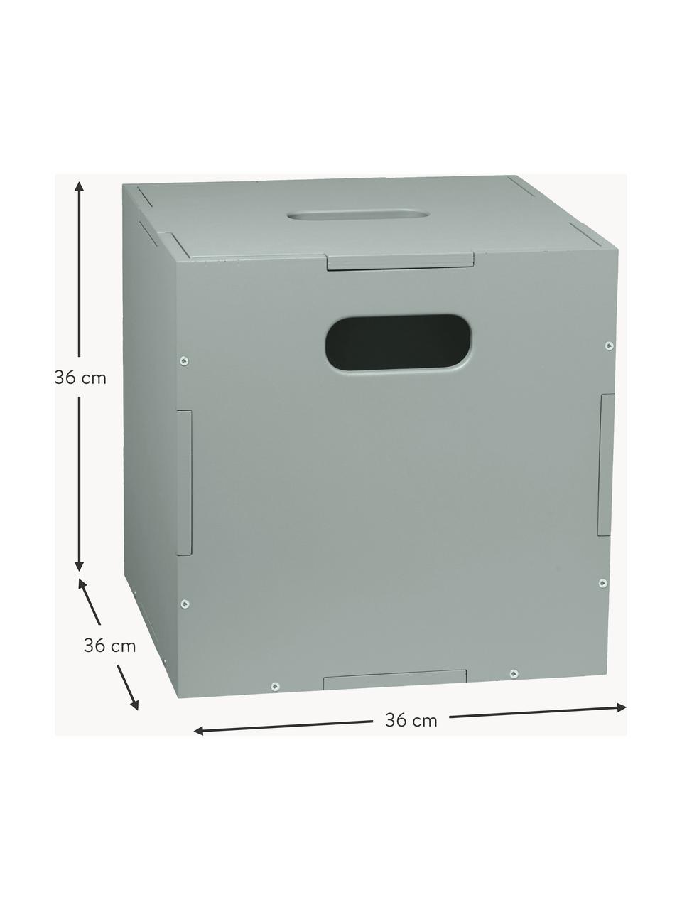 Dřevěný úložný box Cube, Dýha z březového dřeva, lakovaná

Tento produkt je vyroben z udržitelných zdrojů dřeva s certifikací FSC®., Šalvějově zelená, Š 36 cm, H 36 cm