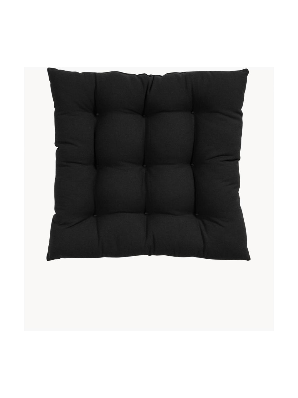 Podsedáky Ava, 2 ks, Černá, Š 40 cm, D 40 cm