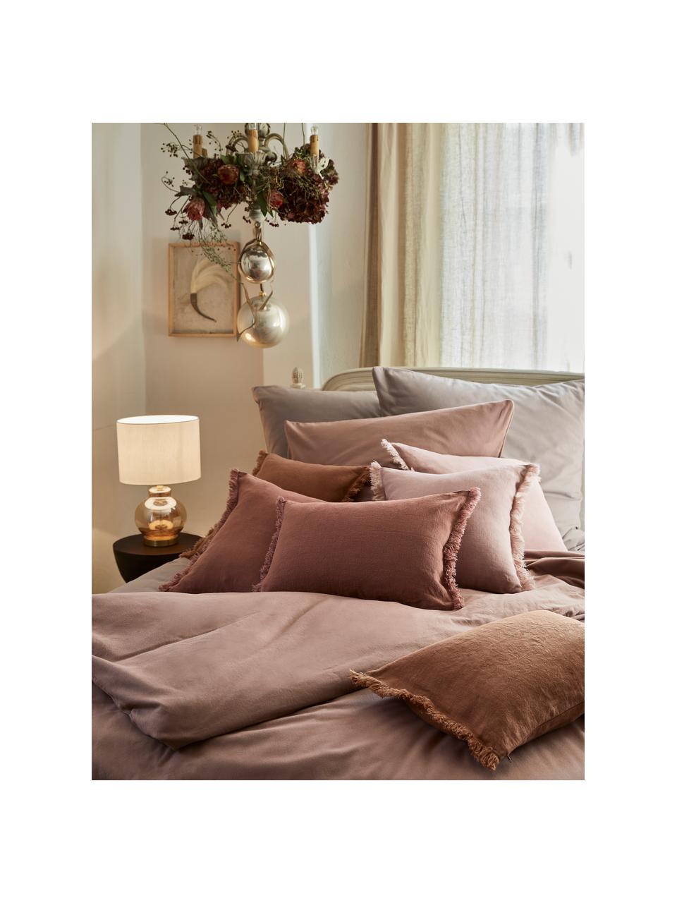Flanell-Bettdeckenbezug Biba aus Baumwolle in Beige, Webart: Flanell Flanell ist ein k, Beige, B 200 x L 200 cm